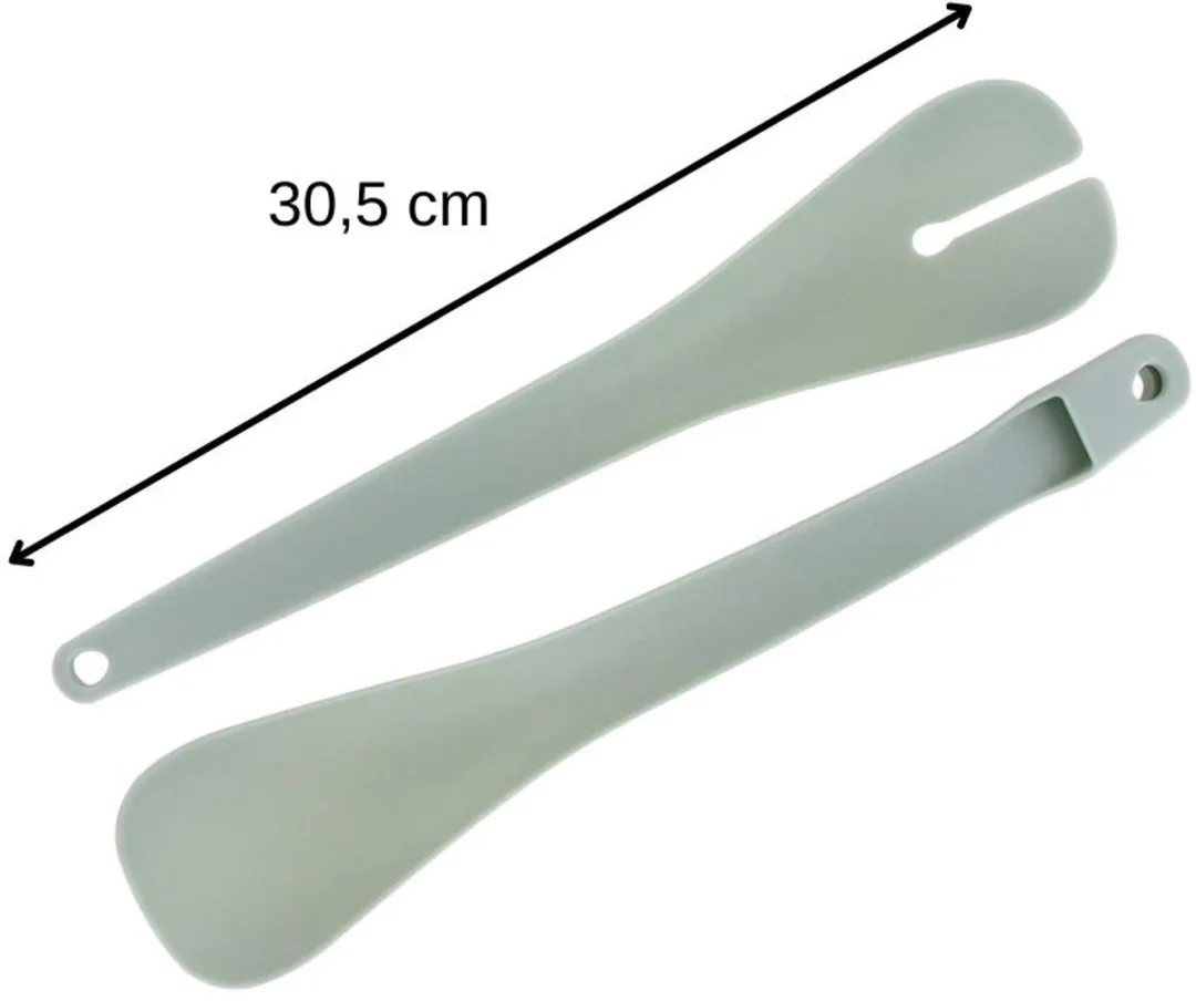 Fackelmann Clipbare Saladebestekset 682362 - Lichtgroen