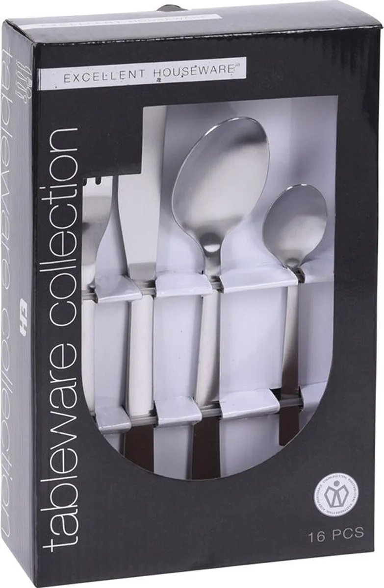 Excellent Houseware Bestekset 16-delig - Zilver