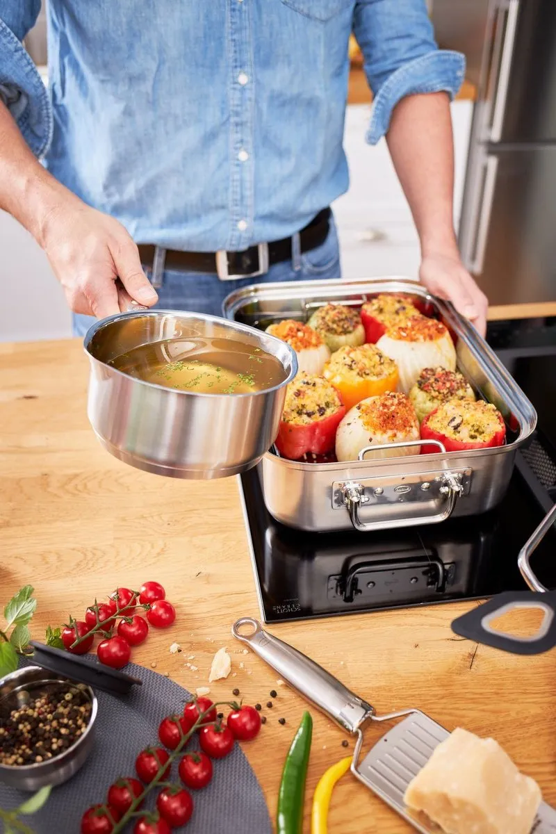 Rösle Steelpan 16cm - 1.4L - Inductie/Zilver - afbeelding 6 van 6