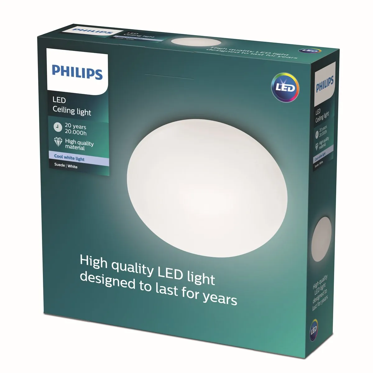 Philips Suede Plafondlamp 28cm