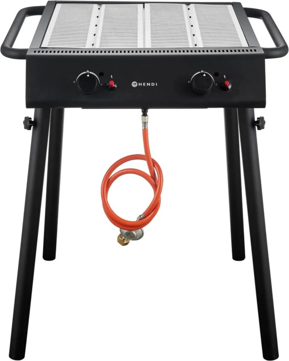 HENDI Krachtige Gasgrill 2 Branders 9,5kW