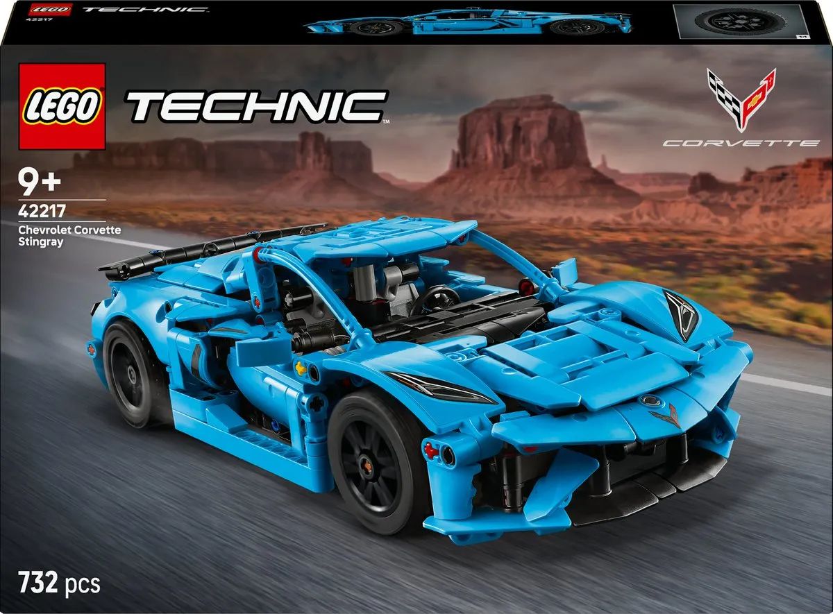 LEGO Technic Chevrolet Corvette Stingray 42217 - 732 Stukken