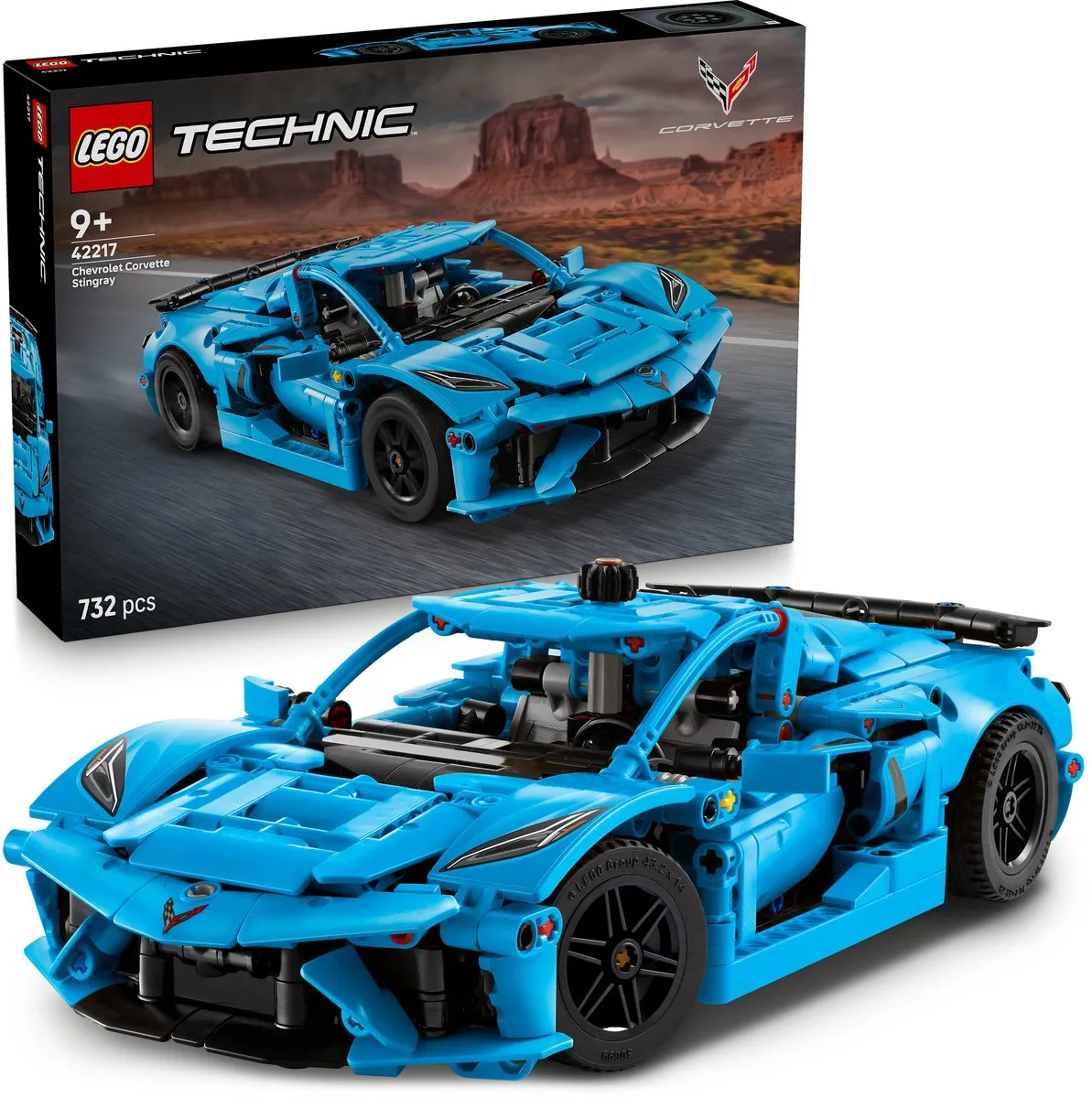 LEGO Technic Chevrolet Corvette Stingray 42217 - 732 Stukken