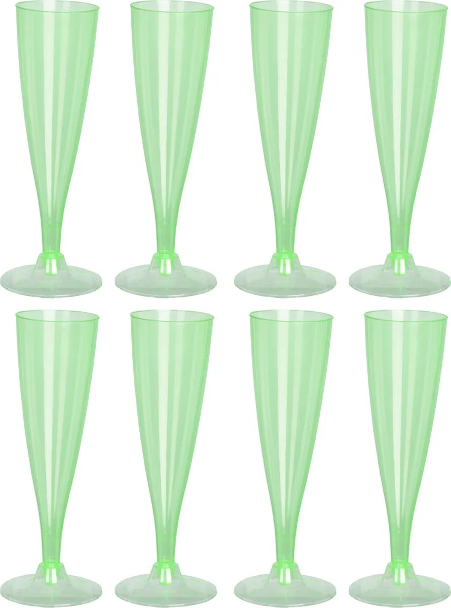 Excellent Houseware Prosecco/Champagneglazen Groen