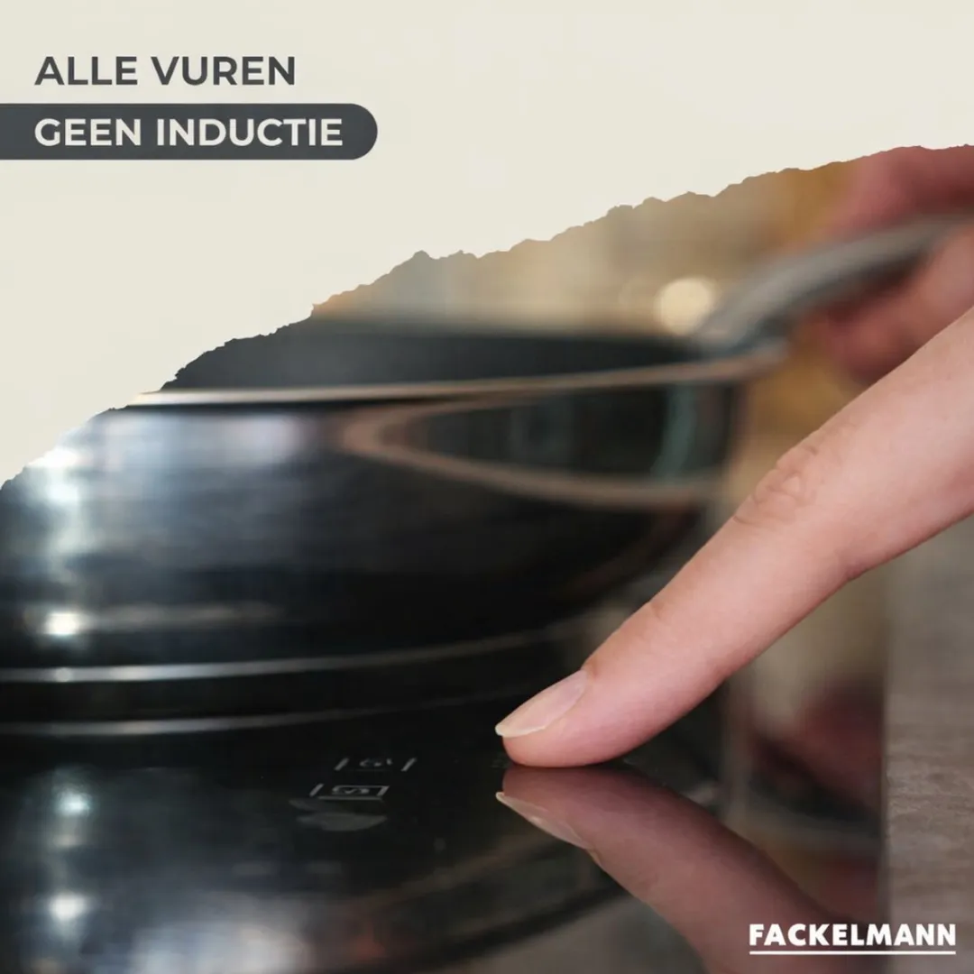 Fackelmann 9357650B88 Kookset - 3 Pannen 12/16/20cm - Roestvrij staal