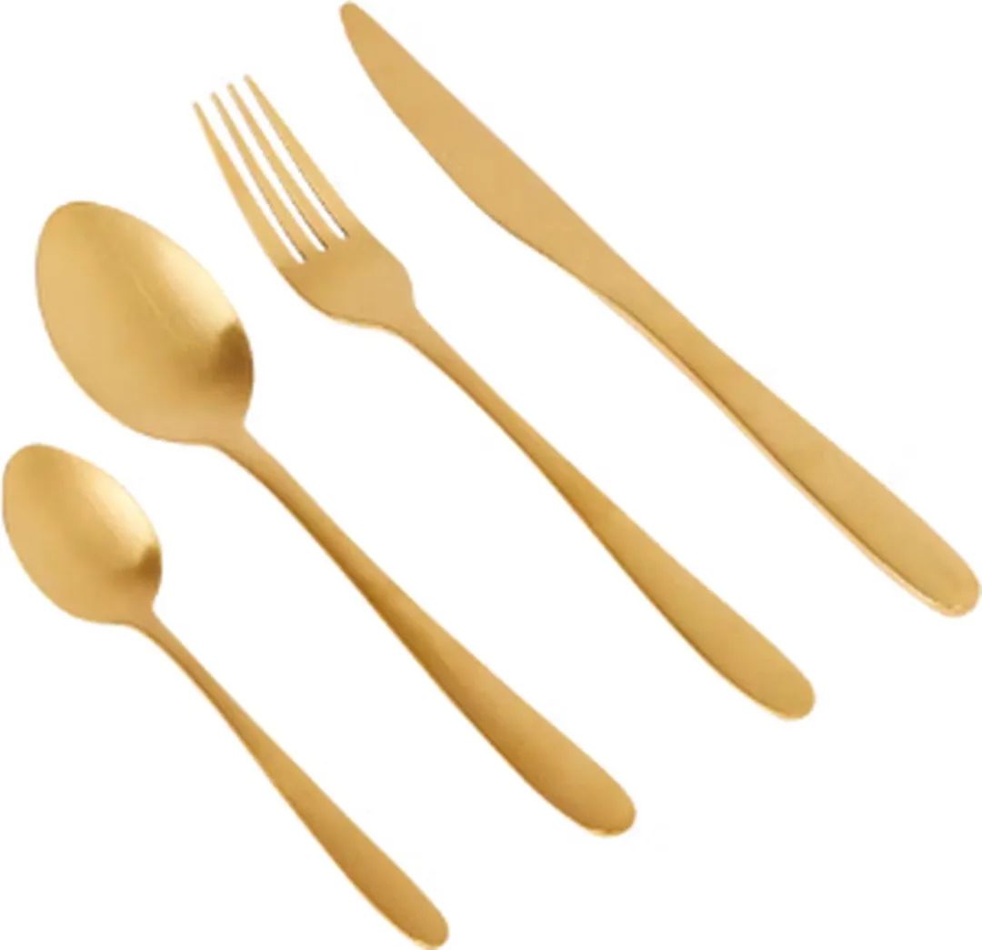 Excellent Houseware Bestekset 16-delig - Goudkleur
