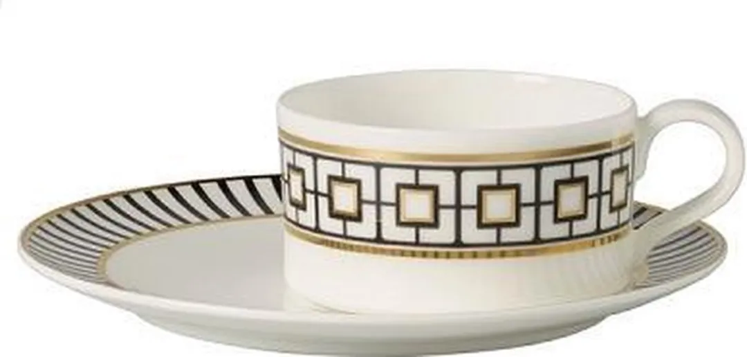 Villeroy & Boch MetroChic Theekop 0,23l - Goud/Zwart
