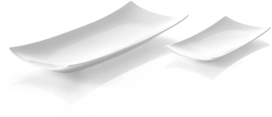 HENDI 785553 Rechthoekig Bord - 352x146x40mm - RVS
