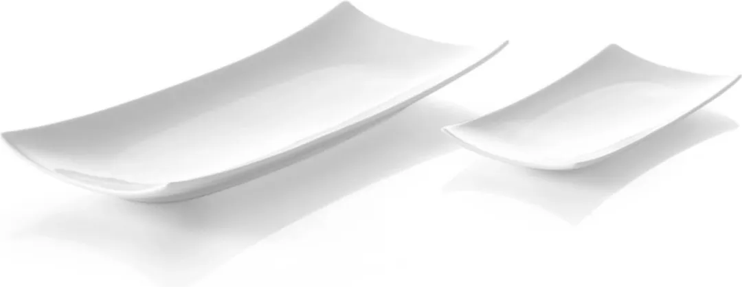 HENDI 785553 Rechthoekig Bord - 352x146x40mm - RVS