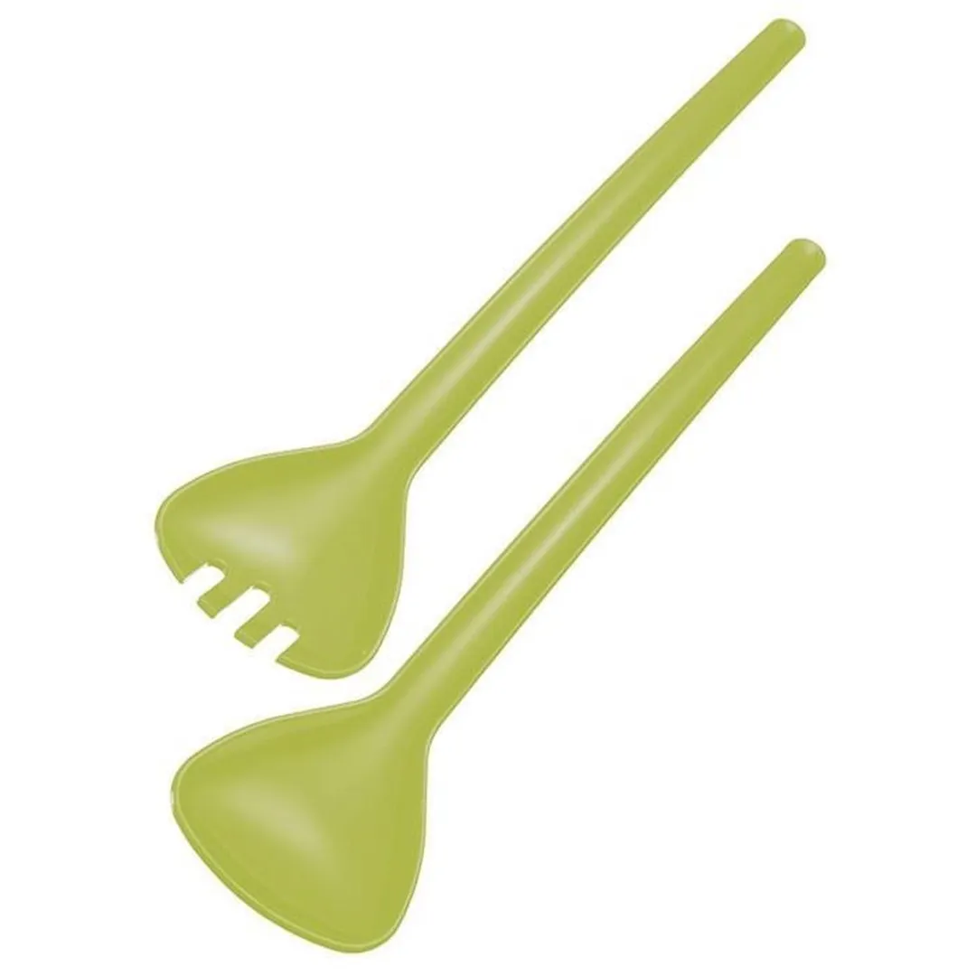 Westmark Traditionell Saladelepel Kunststof Groen/Wit - 2 Stuks