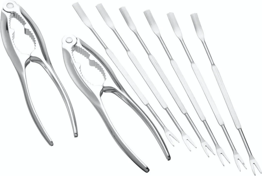 KitchenCraft Blue Zeevruchten Bestekset 8-delig