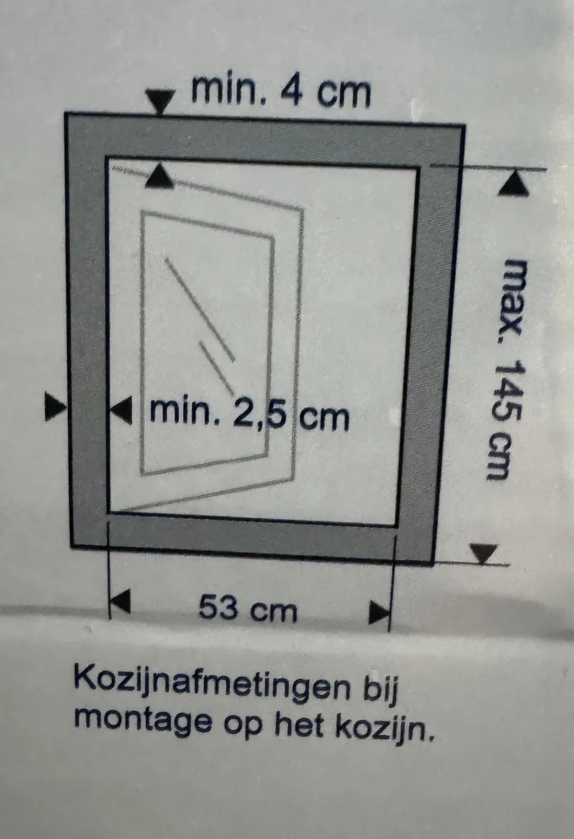 Bruynzeel S500 Rolhor 58x150cm - Wit - afbeelding 6 van 6