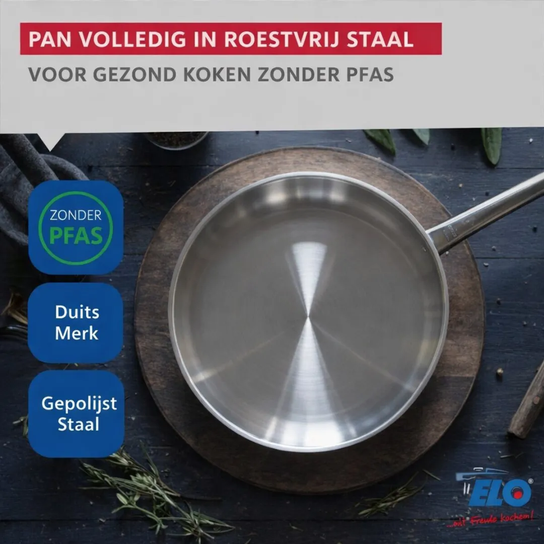 Fackelmann Elo Profi Brillant Keukengerei Set 4-delig - 24/28cm & 12/14cm