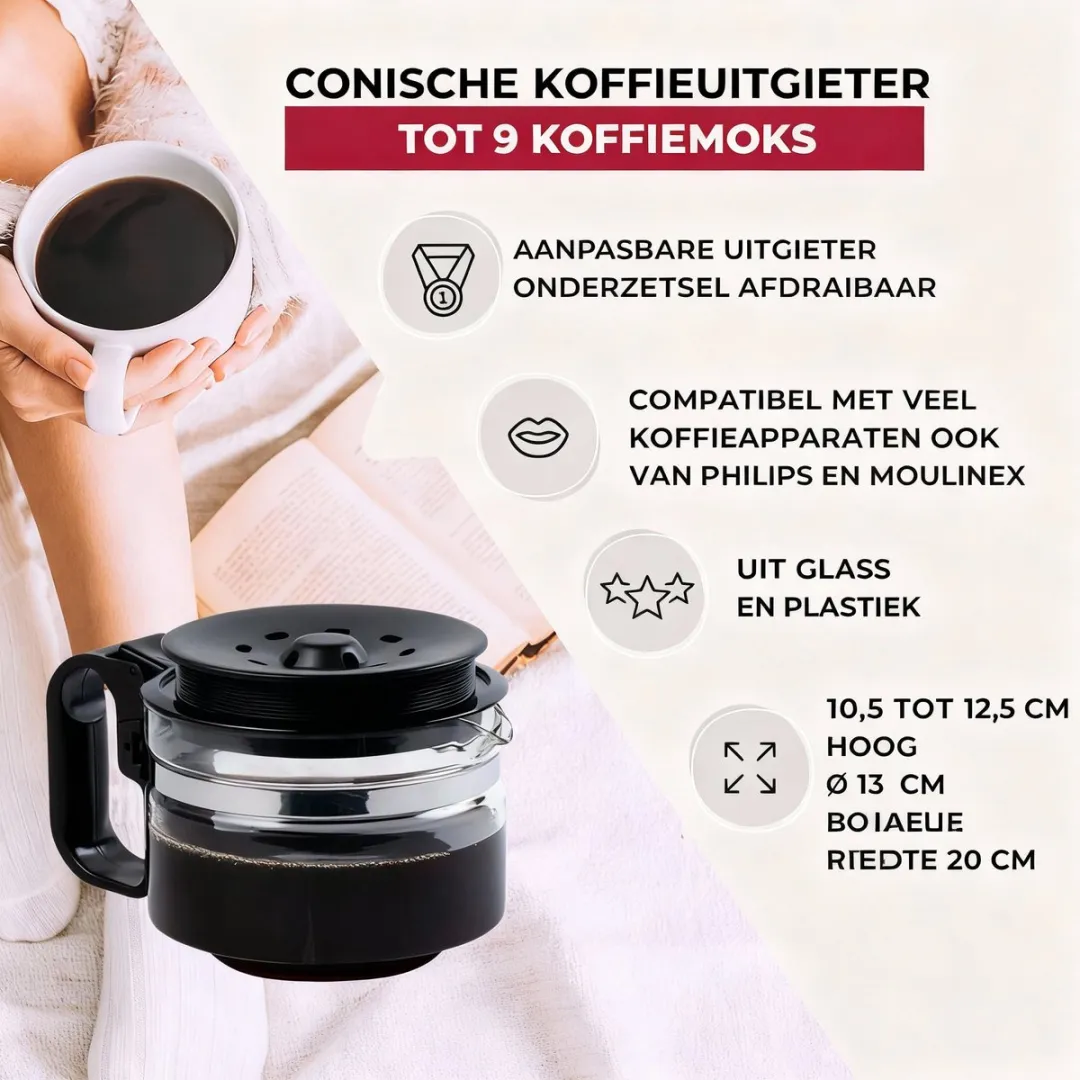 Fackelmann 20998 Schenker Koffiezetapparaat 200ml - Zwart