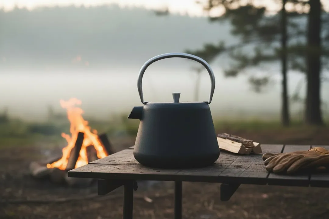 Cookinglife Gietijzeren Theepot 1L - Grijs