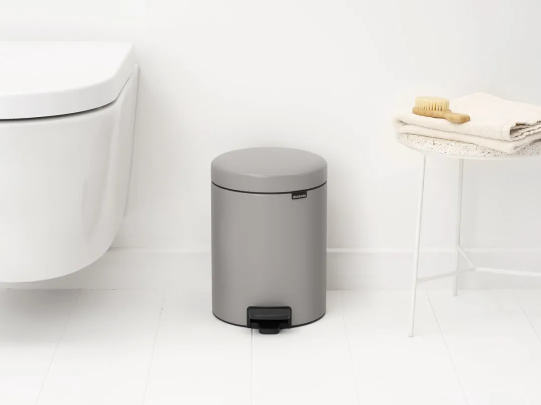 Brabantia NewIcon Prullenbak 5L - Soft Grey