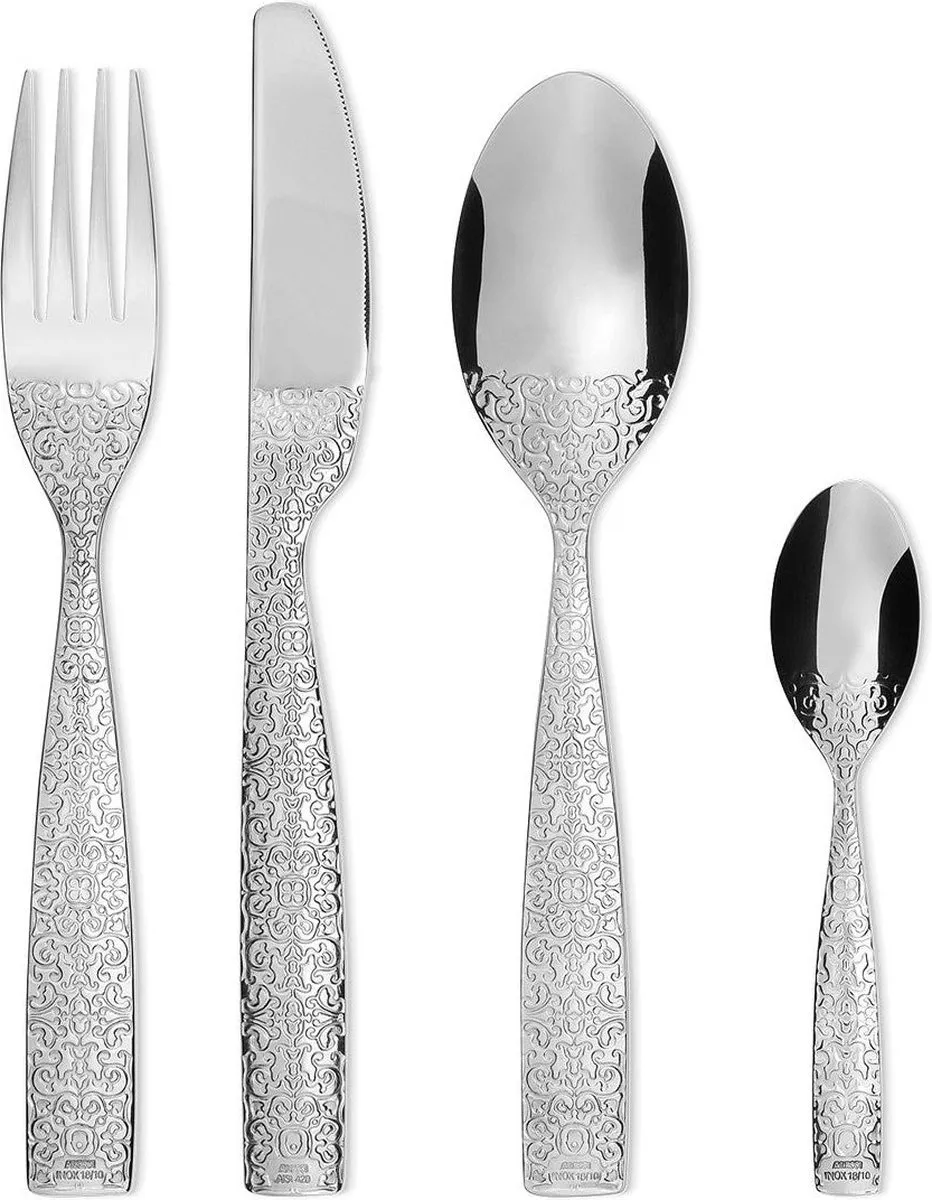 Alessi Dressed Bestekset MW03S24 - 24-delig - Zilvergrijs