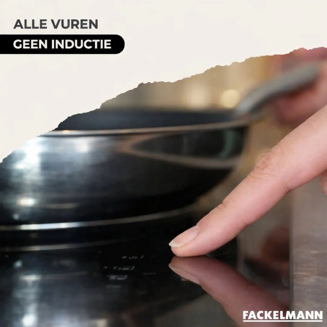 Fackelmann 9200150B88 Keukenset - 4 Pannen + 5 Keukengerei Roestvrij staal