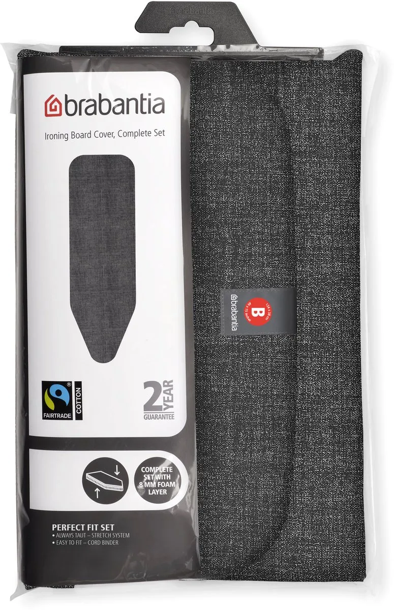 Brabantia Strijkplankhoes 130885 - 124x38cm - Denim Black