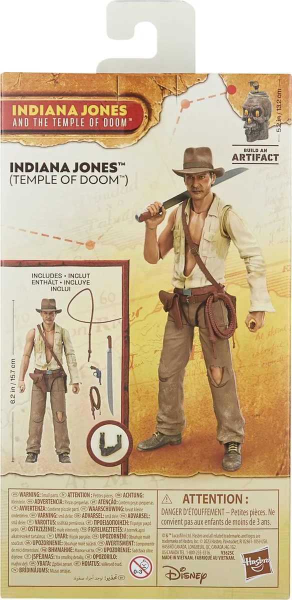 Hasbro Indiana Jones Templo Maldito Figuur - Staand