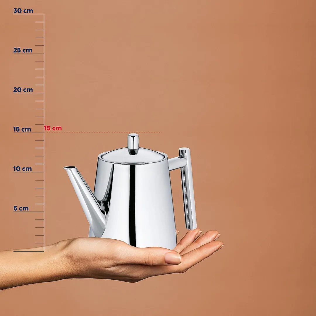 Kela Theepot Ancona 0,9L - Zilver