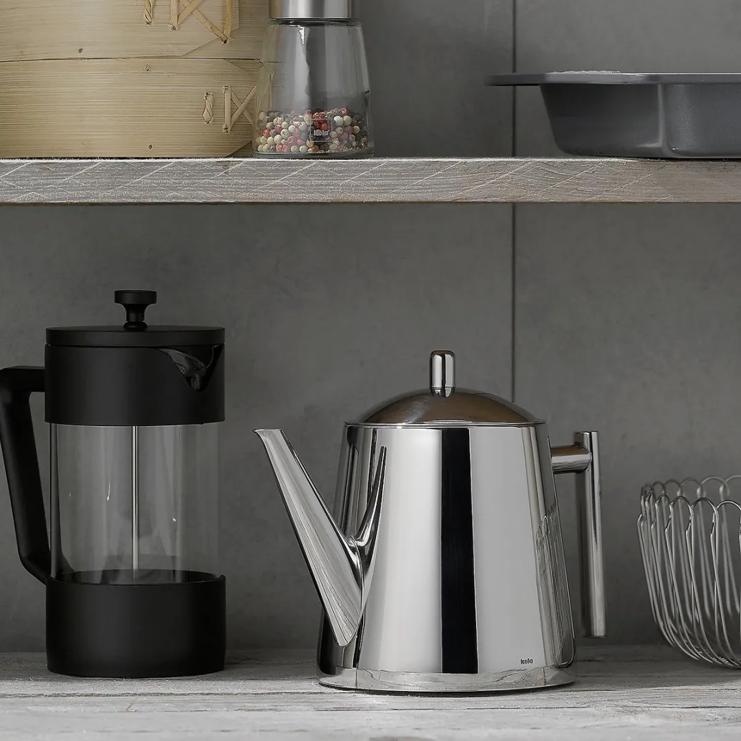 Kela Theepot Ancona 0,9L - Zilver