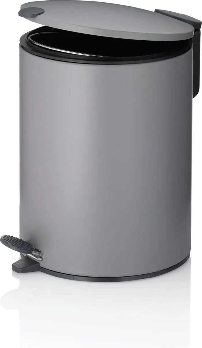 Kela Pedaal Afvalemmer 5L - Lichtgrijs