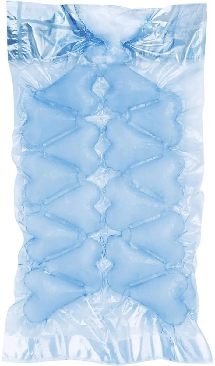 Fackelmann IJsblokjeszakjes Hart/Ovaal 24 Stuks - Blauw