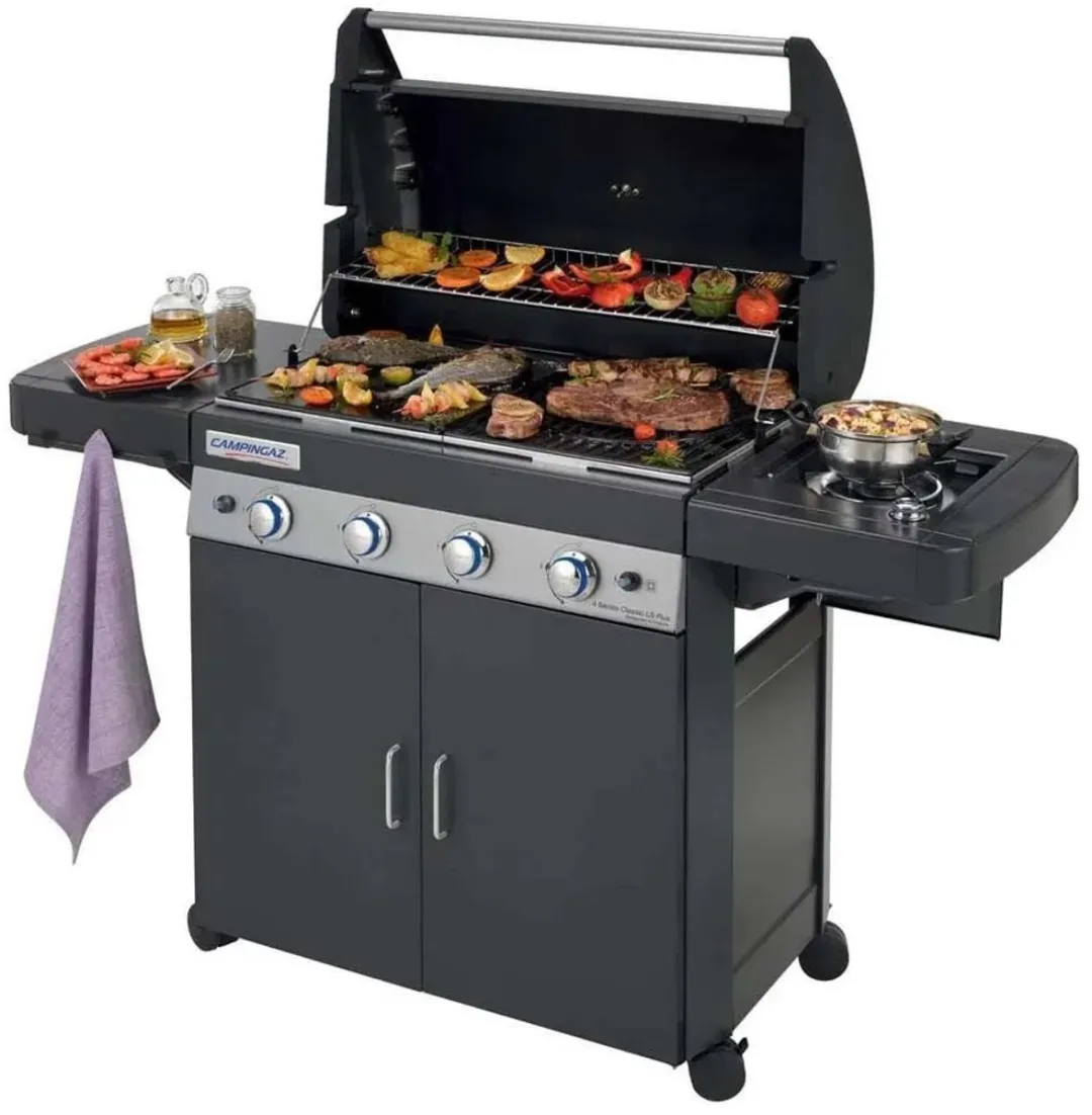 Campingaz 4 Series Classic LS Plus Gasbarbecue 45cm - 4 Branders - Zwart
