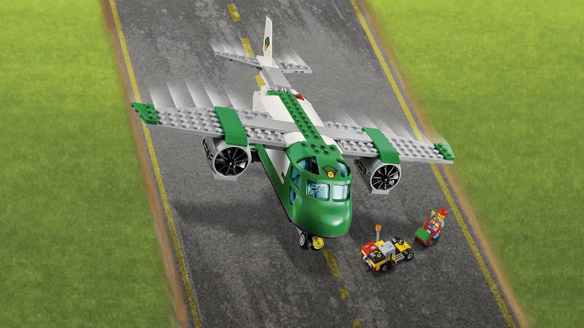 LEGO City Vrachtvliegtuig 60101 - 157 Stukken - 2 Minifiguren
