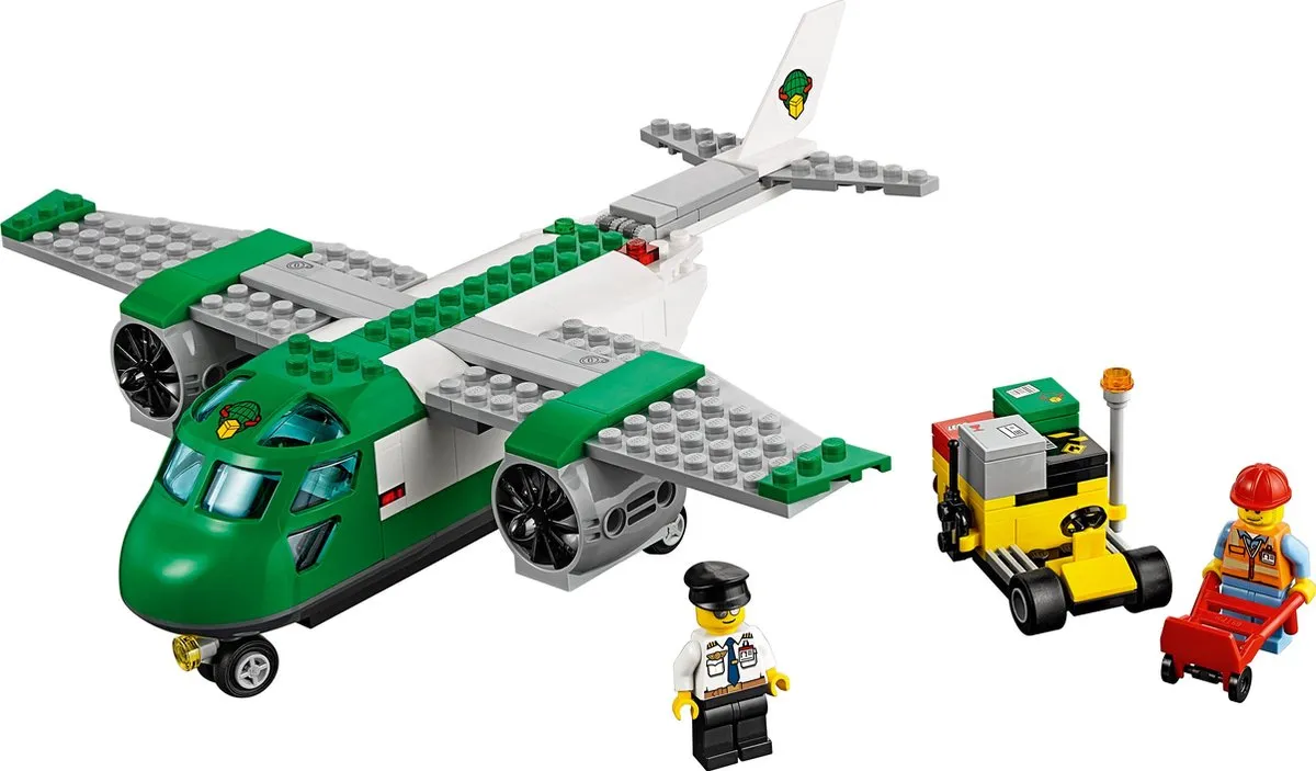 LEGO City Vrachtvliegtuig 60101 - 157 Stukken - 2 Minifiguren