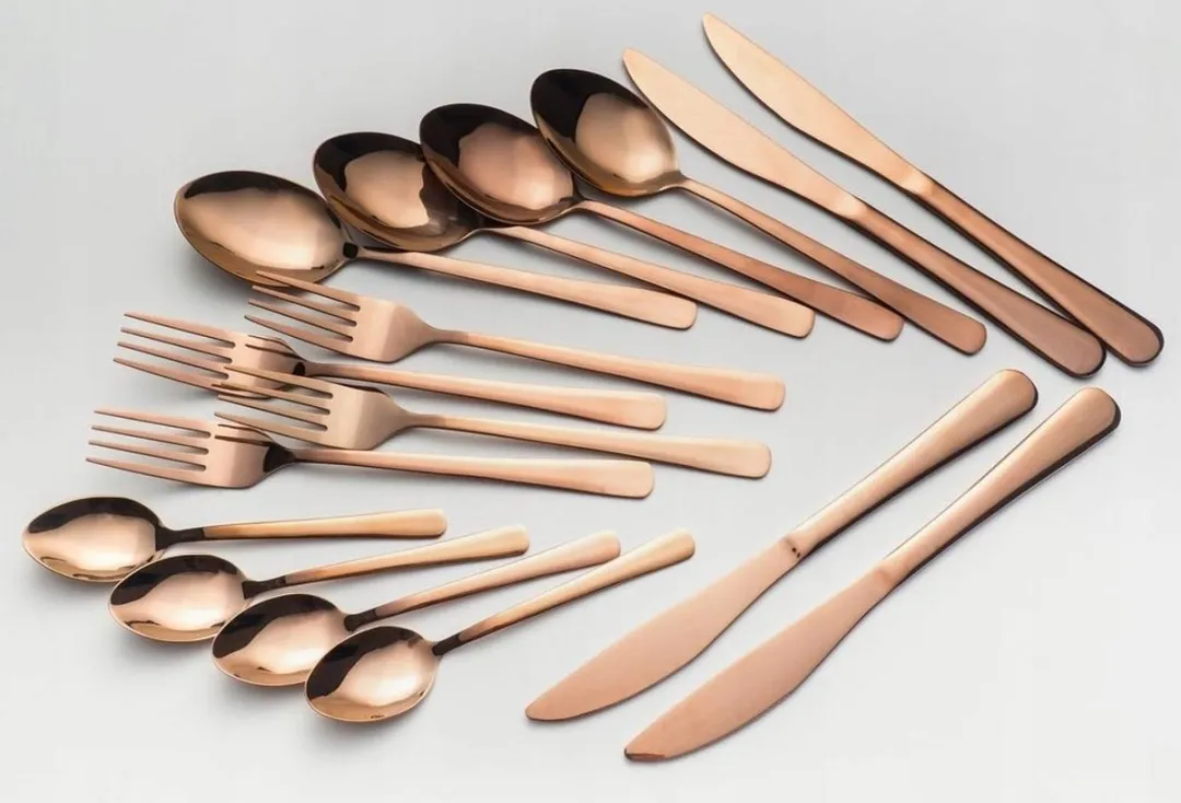 Excellent Houseware Bestekset - 16 delig - 4 persoons - Koper