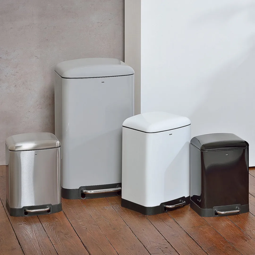 Kela Afvalemmer RVS 6L - Antraciet