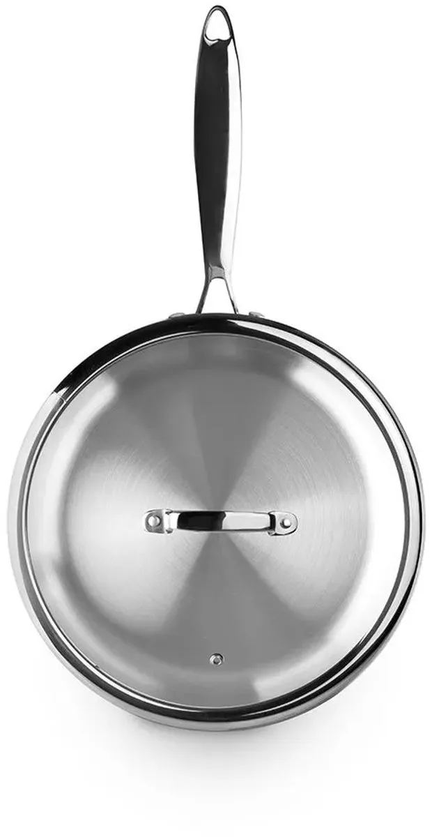 Ibili Triply Natural Hapjespan Ø28cm - RVS Hoogglans
