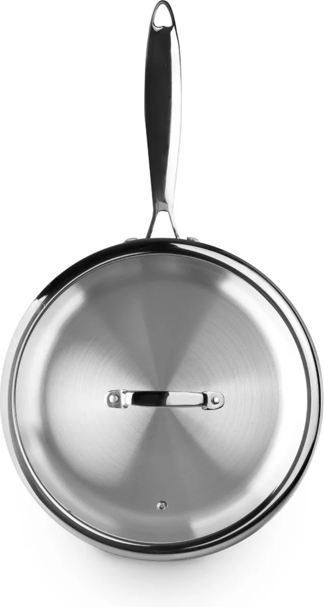 Ibili Triply Natural Hapjespan Ø28cm - RVS Hoogglans
