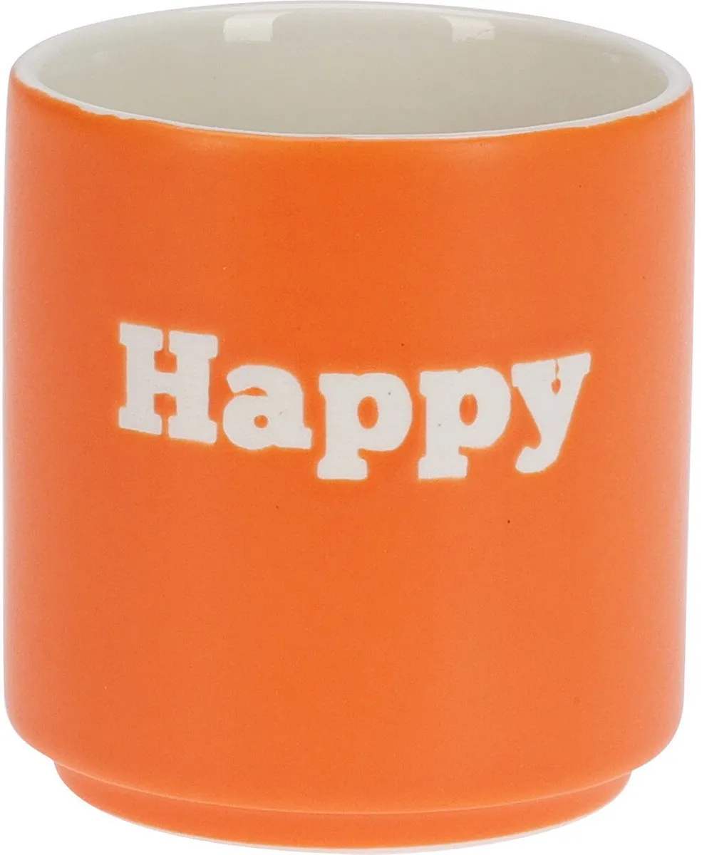 Excellent Houseware Koffiemokken 180ml - 6 Stuks - Mix Kleuren
