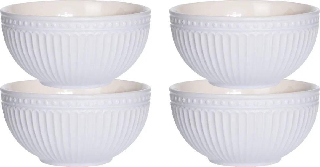 Excellent Houseware Roman Style Soepkommen - 4 Stuks - 14cm