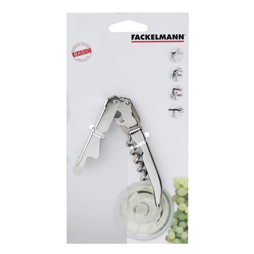 Fackelmann Basic Kurkentrekker RVS 12cm
