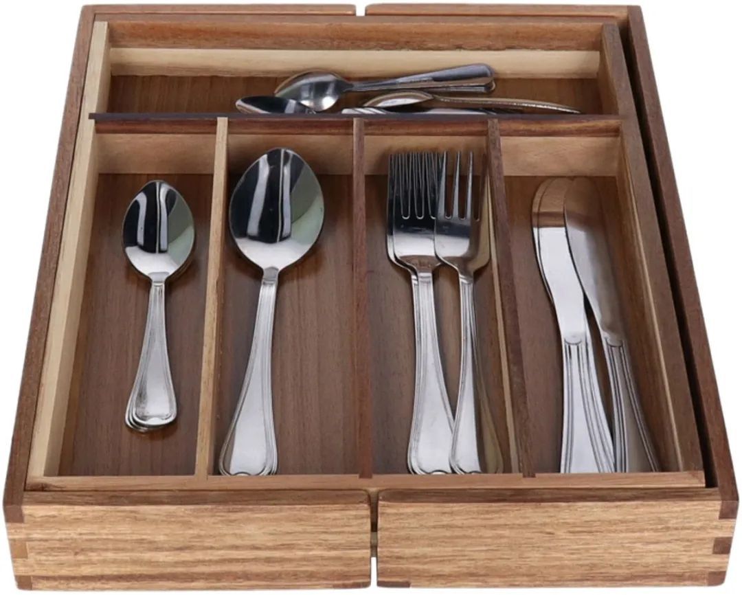 Excellent Houseware Bestekbak Uitschuifbaar 6-vaks