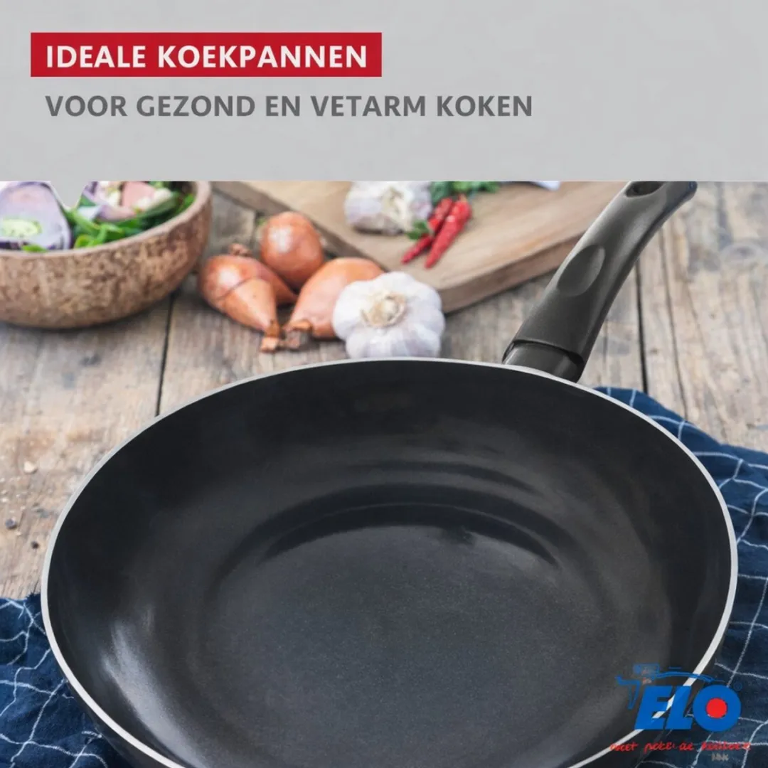 Fackelmann ELO 9731250 Keukengerei Set - 3-delig 24/28cm + 16cm - Roestvrij staal