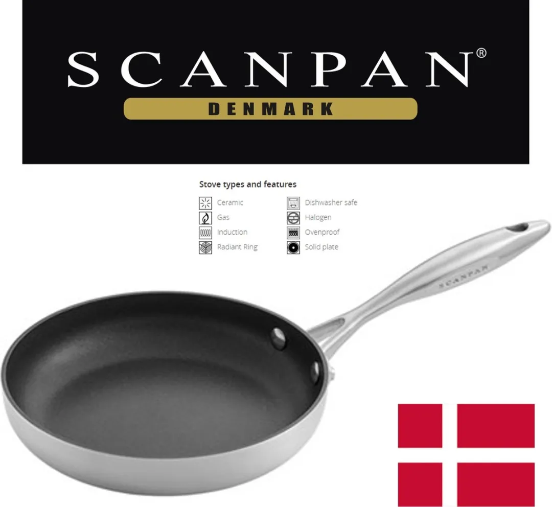 Scanpan CTX Koekenpan 20cm - Inductie - Zilver