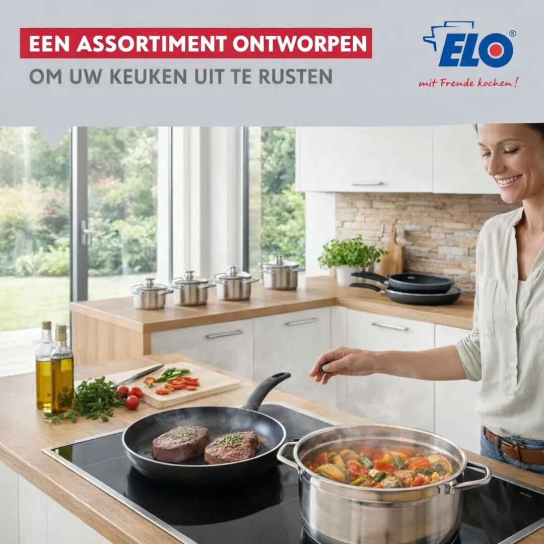 Fackelmann Elo 9725150 Keukengerei Set - 3-delig 20/28cm + 16cm - Roestvrij staal
