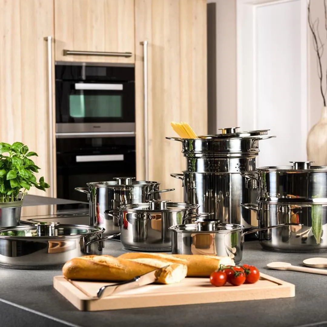 Mepra Gourmet Pannenset 8-delig - Zilver