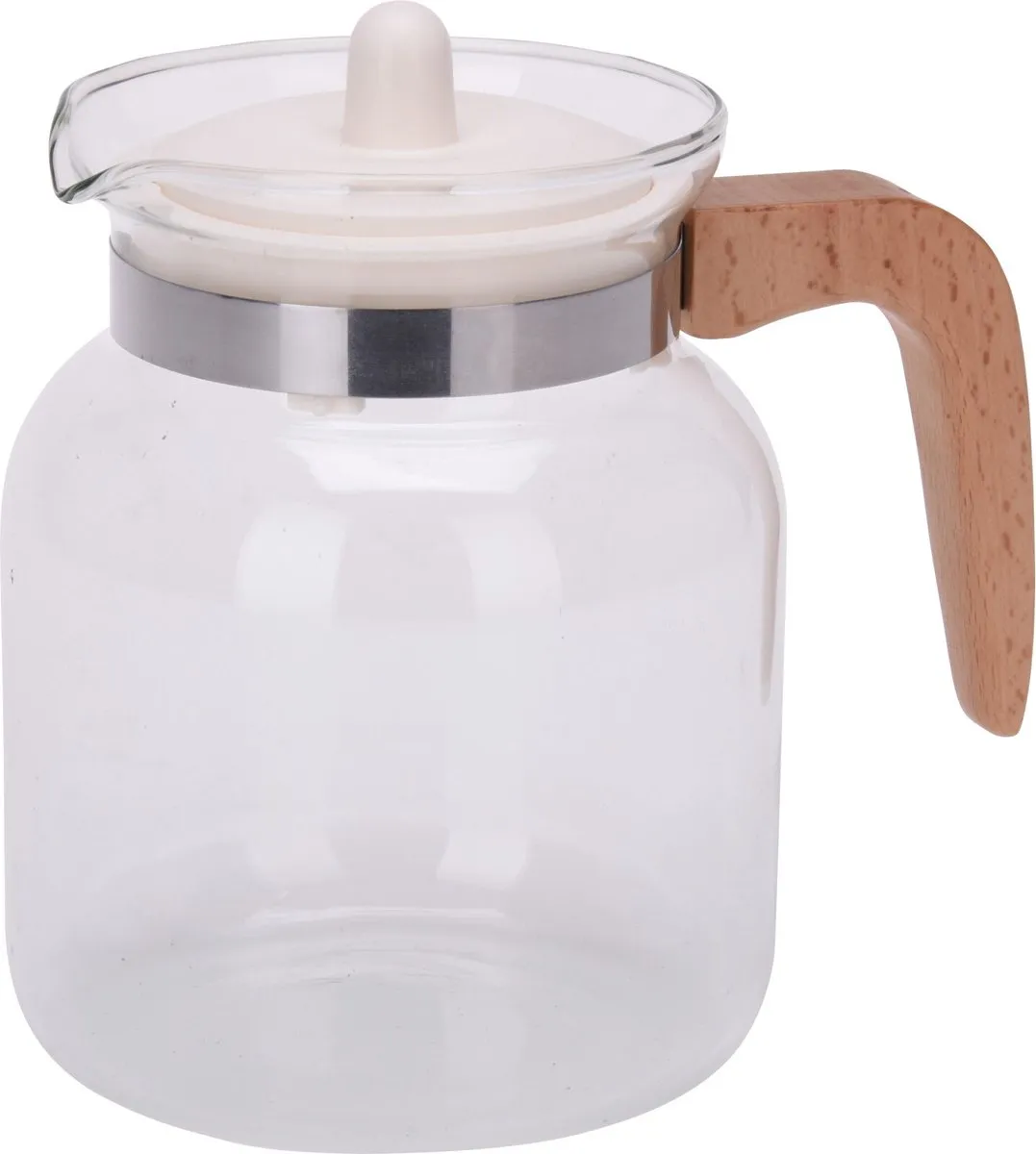 Excellent Houseware Theepot 1.5L Set - 2 Stuks - Transparant