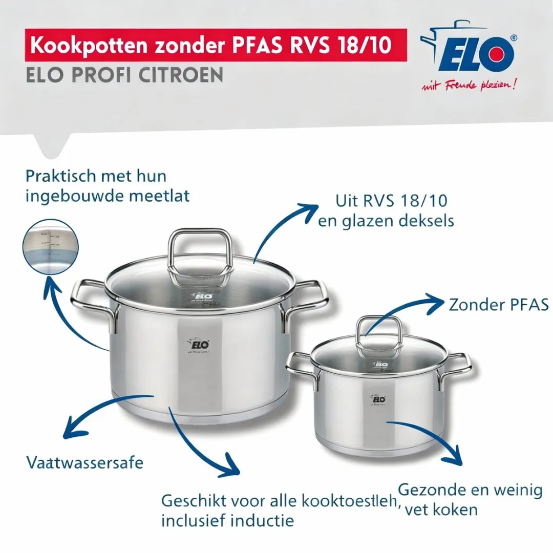 Fackelmann Elo Profi Keukengerei Set 3-delig - 32/16/26cm Roestvrij staal - afbeelding 6 van 6