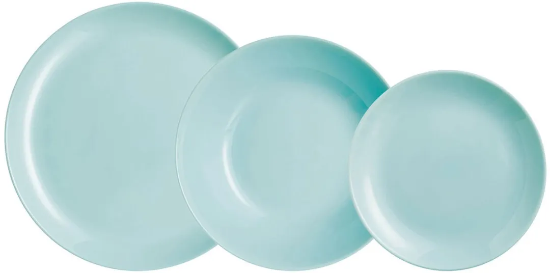 Luminarc Diwali Light Serviesset 18-delig - Turquoise