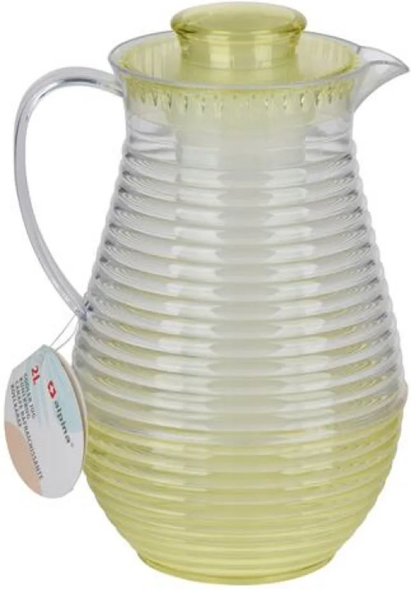 Alpina Waterkan met infuser 2L - Geel