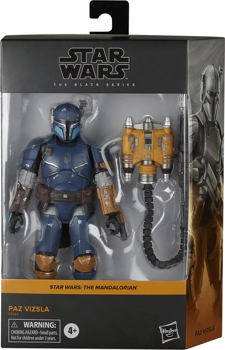 Hasbro Star Wars The Mandalorian Black Series Paz Vizsla - 15cm Action Figuur - Multi - afbeelding 2 van 6
