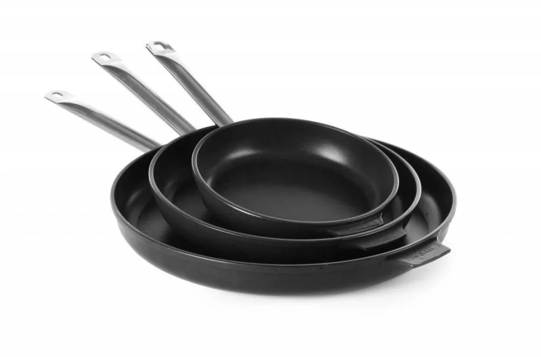 HENDI Professionele Koekenpan 36cm - Titanium Coating - Zwart