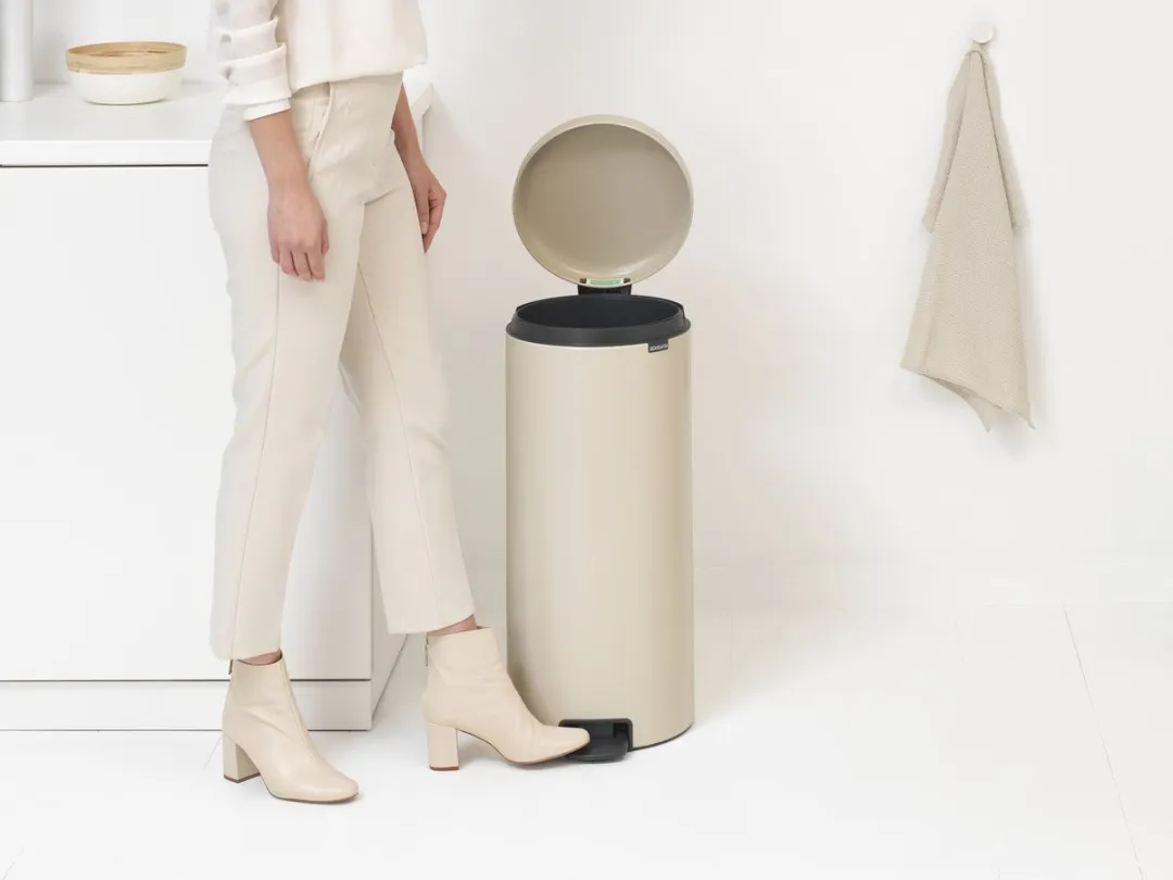 Brabantia NewIcon Prullenbak 30L - Soft Beige